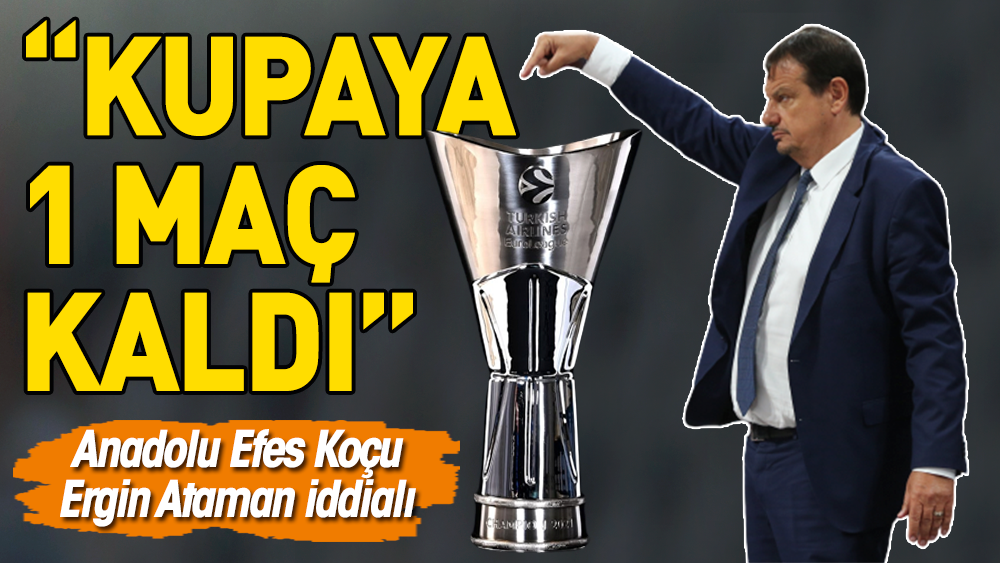 Ergin Ataman'dan şampiyonluk mesajı