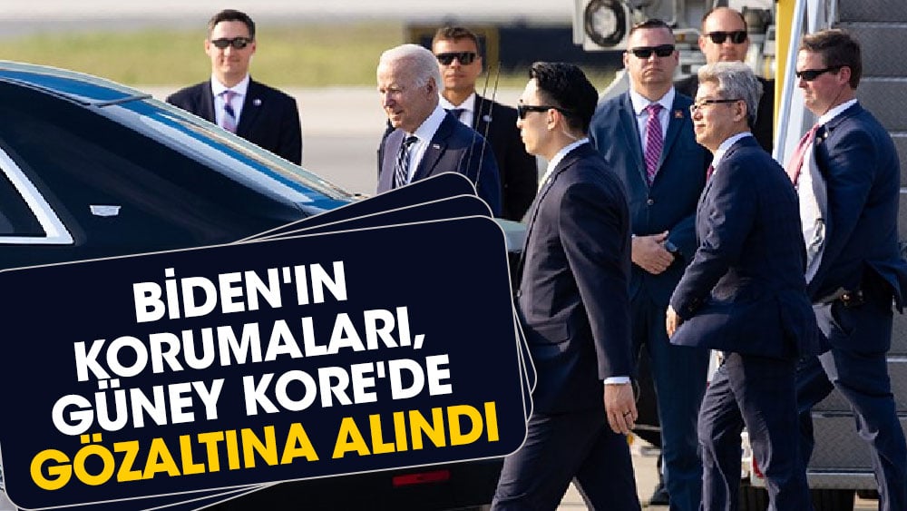 Biden'ın korumaları, Güney Kore'de gözaltına alındı