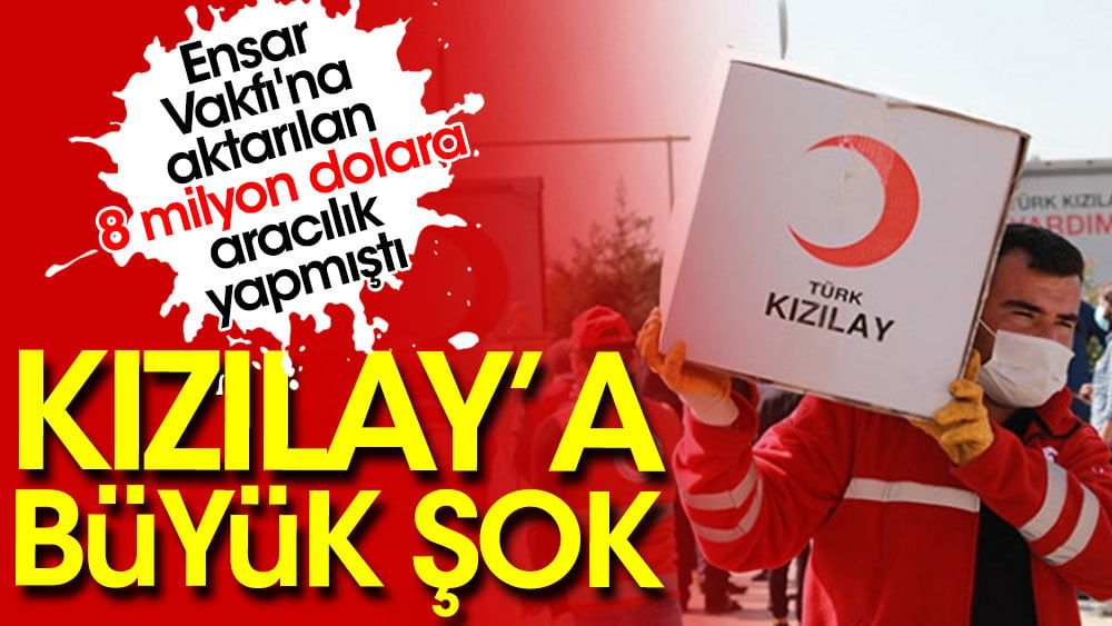 Kızılay'a büyük şok