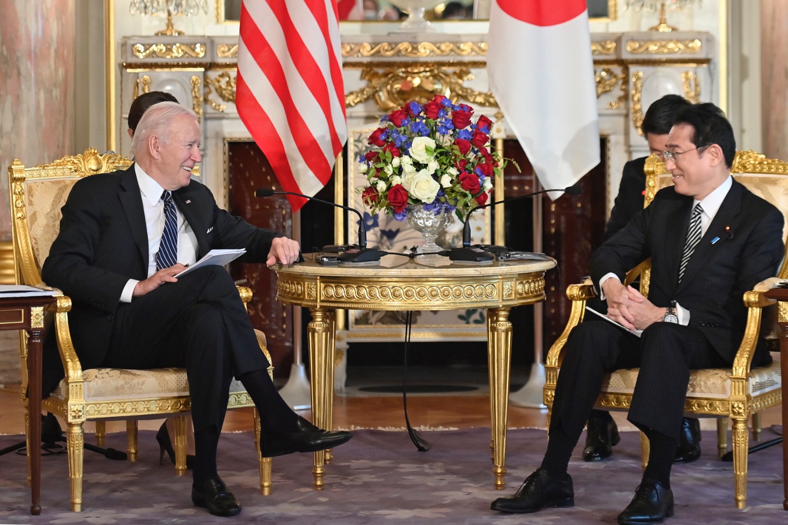 ABD Başkanı Biden Japonya İmparatoru Naruhito ile görüştü