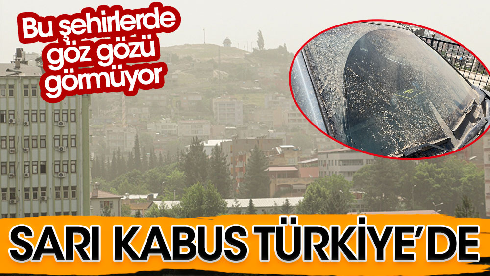 Bu şehirlerde göz gözü görmüyor. Sarı kabus Türkiye'de