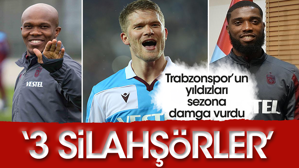 Trabzonspor'un 'üç silahşörleri' sezona damgasını vurdu