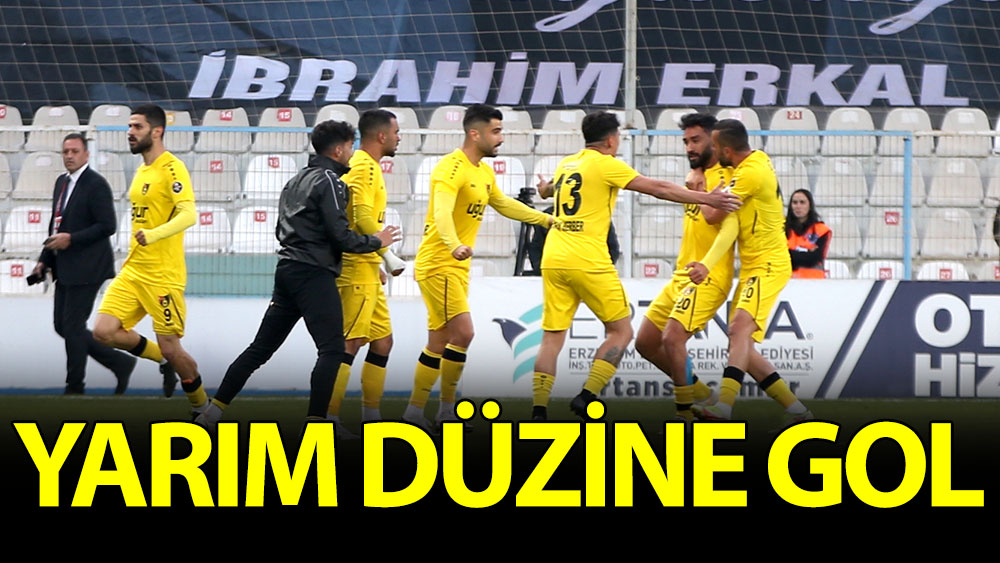 Büyükşehir Belediye Erzurumspor-İstanbulspor: Yarım düzine gol