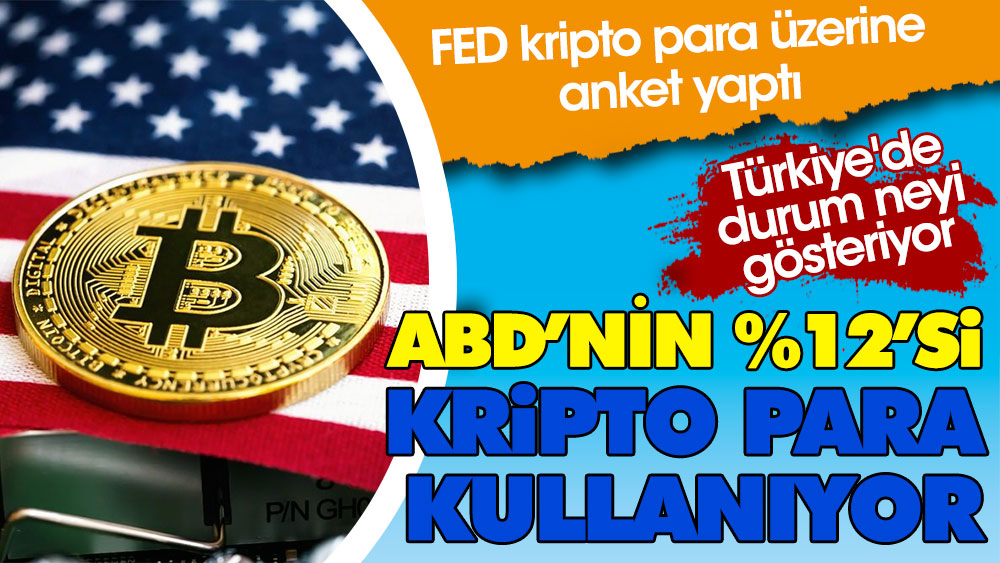 FED kripto para üzerine anket yaptı. ABD'nin %12'si kripto para kullanıyor. Türkiye'de durum neyi gösteriyor