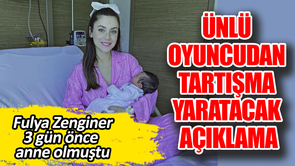 Bebeğinin fotoğrafını paylaştı! Fulya Zenginer'den tartışma yaratacak açıklama