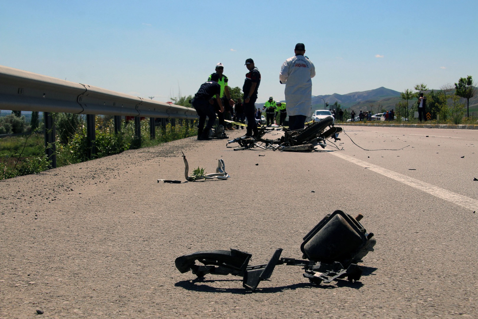 Sivas'ta feci kaza: Motosikletin sürücüsü öldü