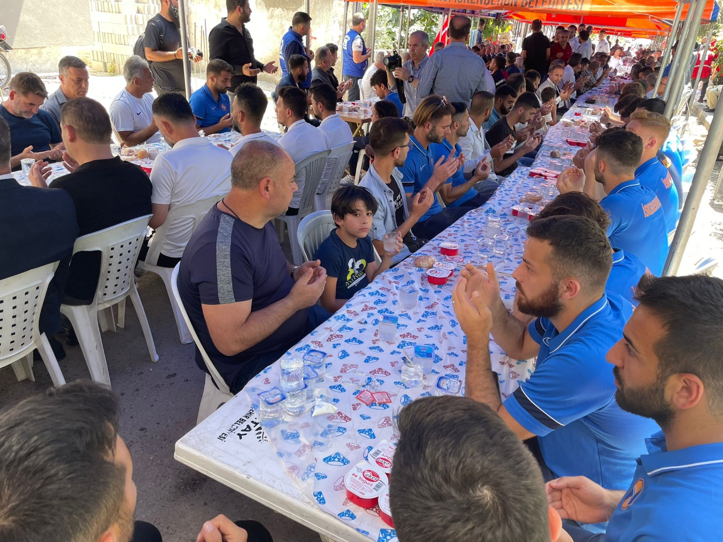 İskenderunsporlu futbolcular, şehit Bican Kapılay'ın mevlidine katıldı