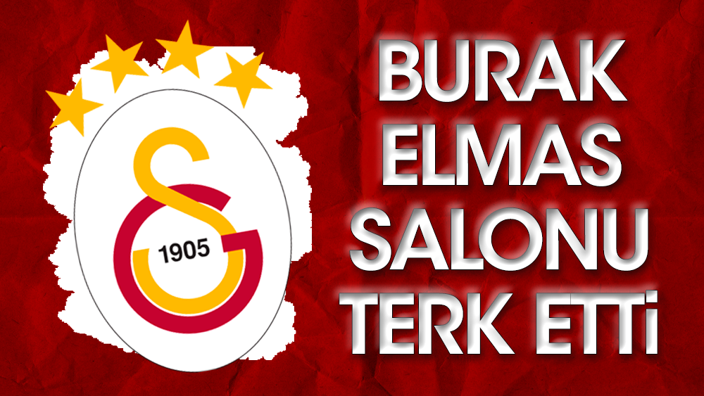 Galatasaray Başkanı Burak Elmas salonu terk etti