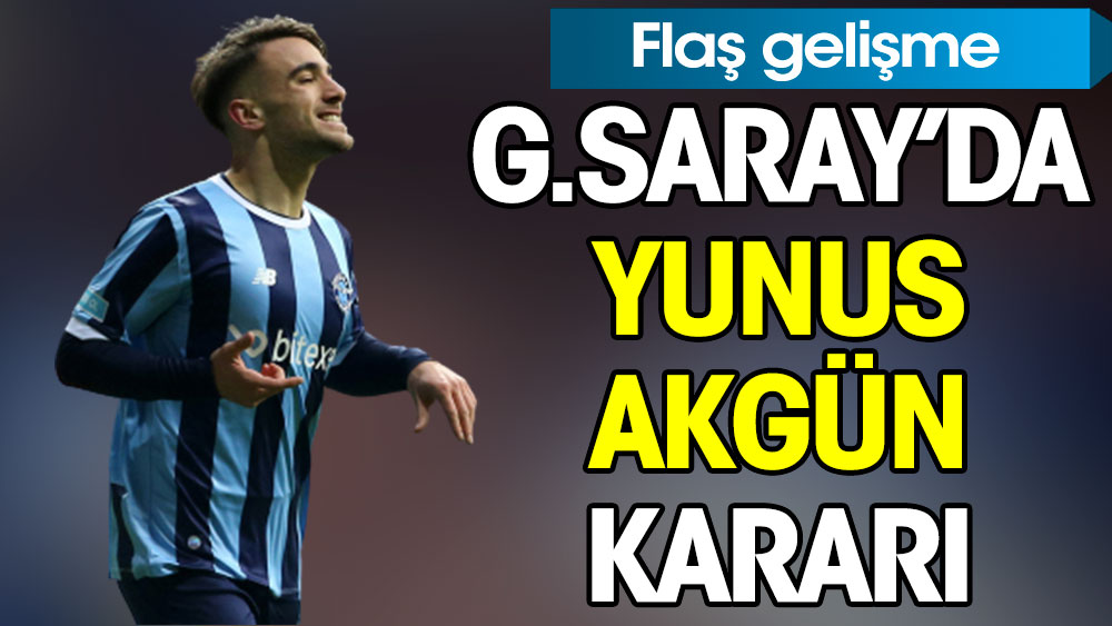 Galatasaray'dan flaş Yunus Akgün kararı