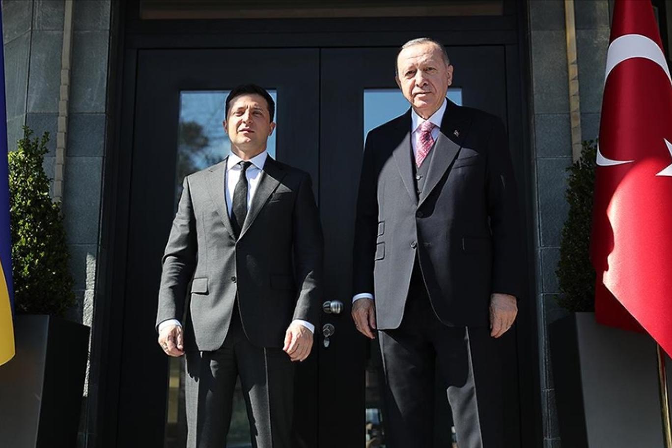 Erdoğan Zelenski ile görüştü