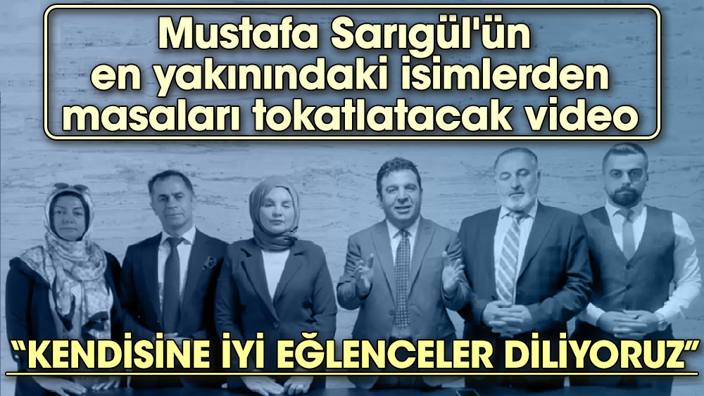 Mustafa Sarıgül'ün en yakınındaki isimlerden masaları tokatlatacak video. Kendisine iyi eğlenceler diliyoruz.