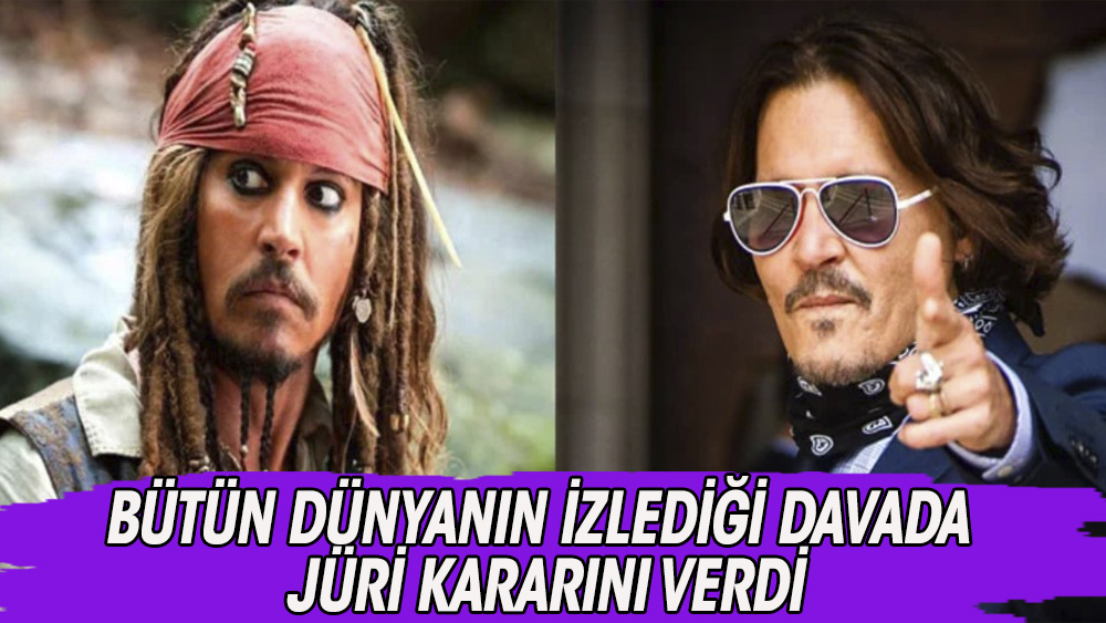 ''Kaptan Jack Sparrow'' Johnny Depp bütün dünyanın izlediği davayı kazandı
