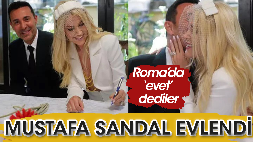 Mustafa Sandal ve Melis Sütşurup evlendi. Düğünde dikkat çeken detay
