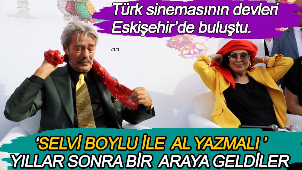 Yıllar sonra bir araya gelen Türkan Şoray ve Kadir İnanır ''Al yazma'' taktılar