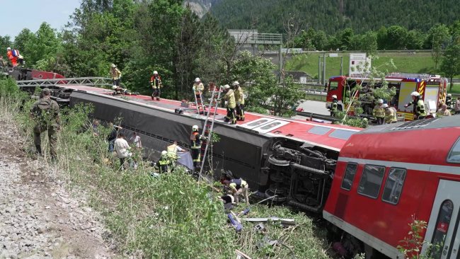 Almanya'da tren kazasında can kaybı artıyor