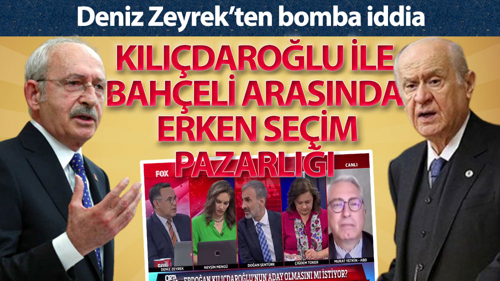 Kulis: 'Kılıçdaroğlu adaylığını, MHP erken seçim kararını açıklasın' pazarlığı yapılıyor