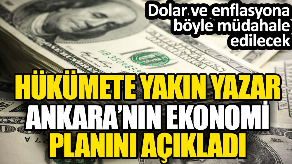 Hükümete yakın yazar Ankara'nın ekonomini planını açıkladı. Dolar ve enflasyona böyle müdahale edilecek