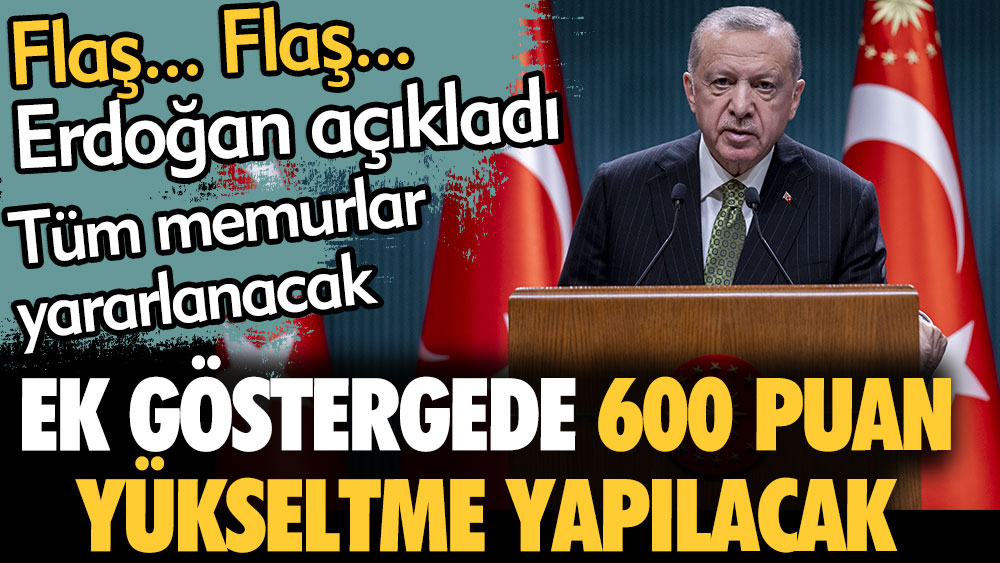 Son dakika... Cumhurbaşkanı Erdoğan canlı yayında 3600 ek göstergeyi açıkladı