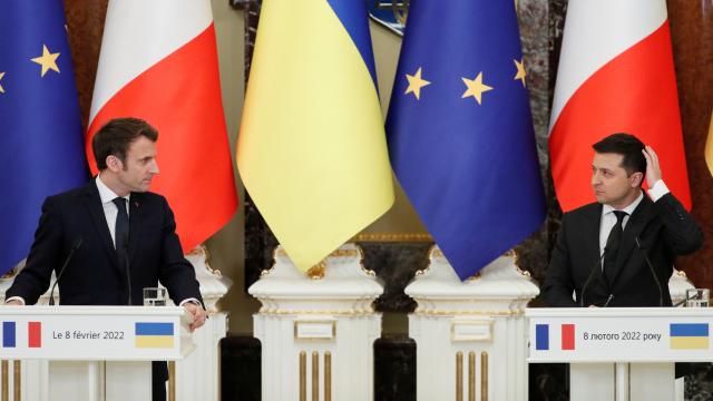 Zelenski'den Fransa'ya Rusya'yı küçük düşürmeme tepkisi