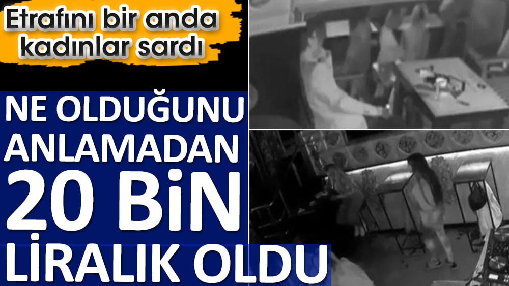 Ne olduğunu anlamadan 20 bin liralık oldu. Etrafını bir anda kadınlar sardı