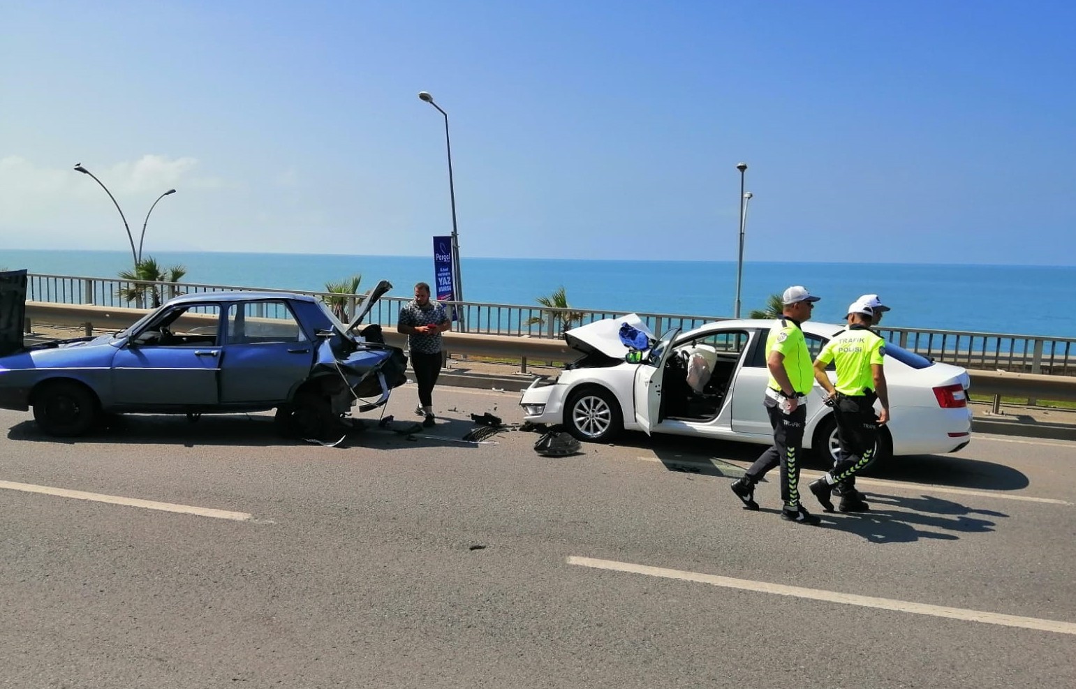 Trabzon’da trafik kazası: 1'i çocuk 5 yaralı