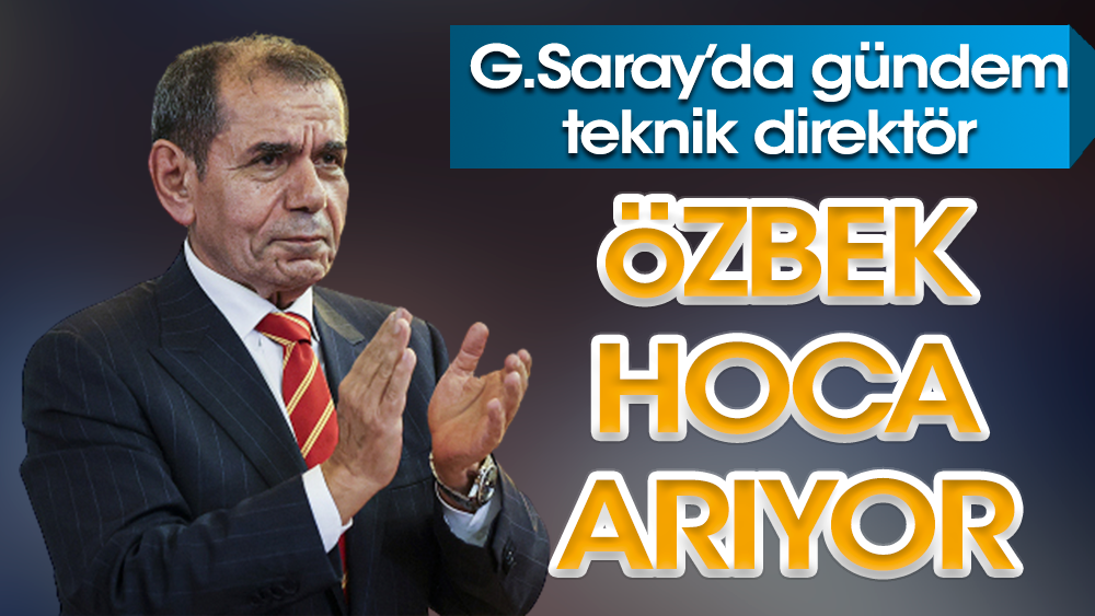 Dursun Özbek seçildi şimdi teknik direktör arıyor