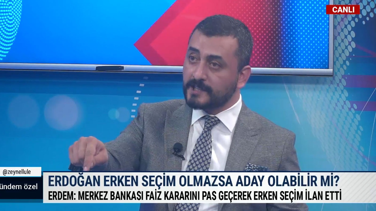 CHP'li Eren Erdem: Seçim tarihini Erdoğan değil, ekonomik koşullar belirler