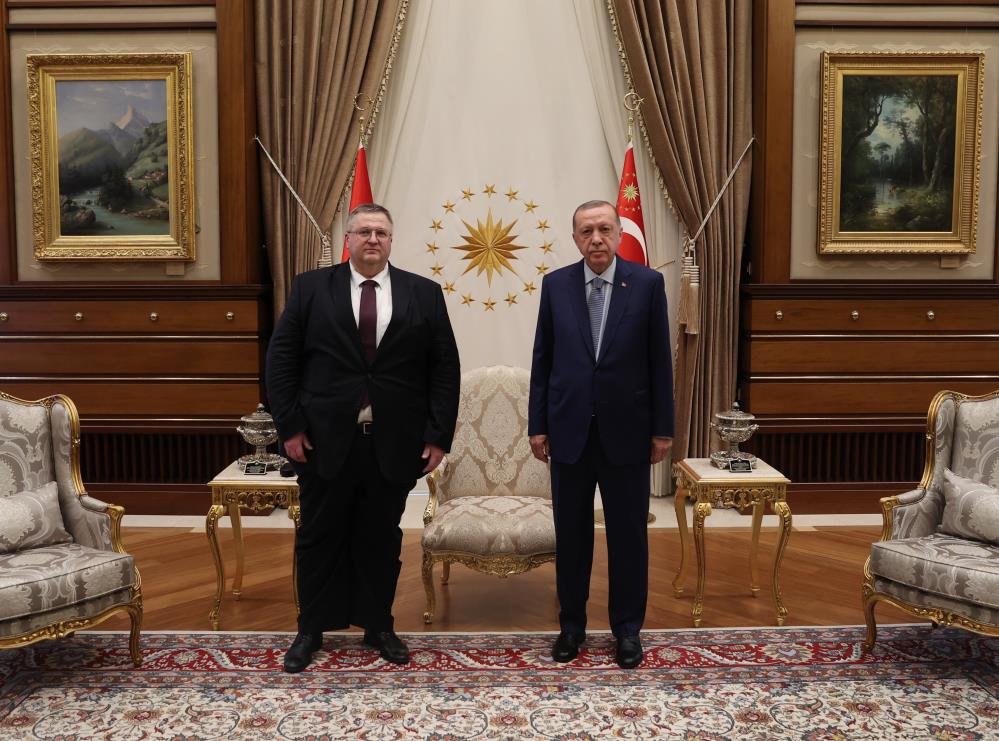 Erdoğan, Rusya Federasyonu Başbakan Yardımcısı Overchuk'u kabul etti