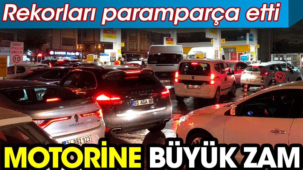 Motorine büyük zam geldi. Araç sahipleri kara kara düşünüyor