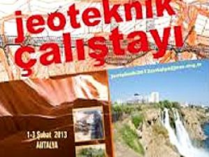 "Jeoteknik Çalıştayı" Antalya'da başladı