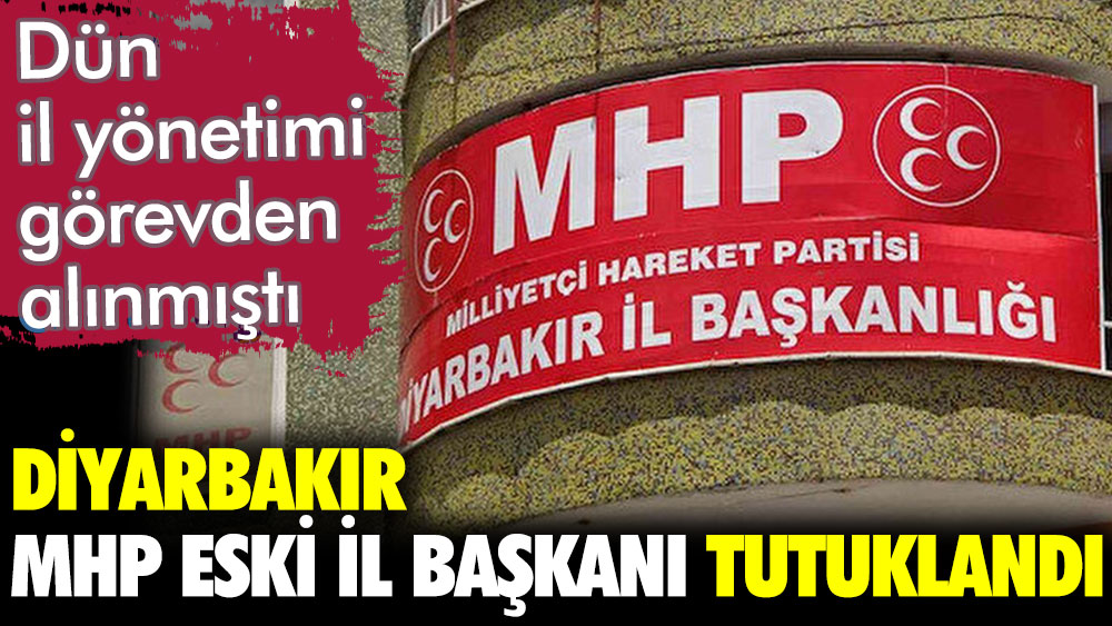 Son dakika... MHP'ye Diyarbakır'da yapılan ihaleye fesat operasyonunda dün görevden alınan İl Başkanı Cihan Kayaalp tutuklandı