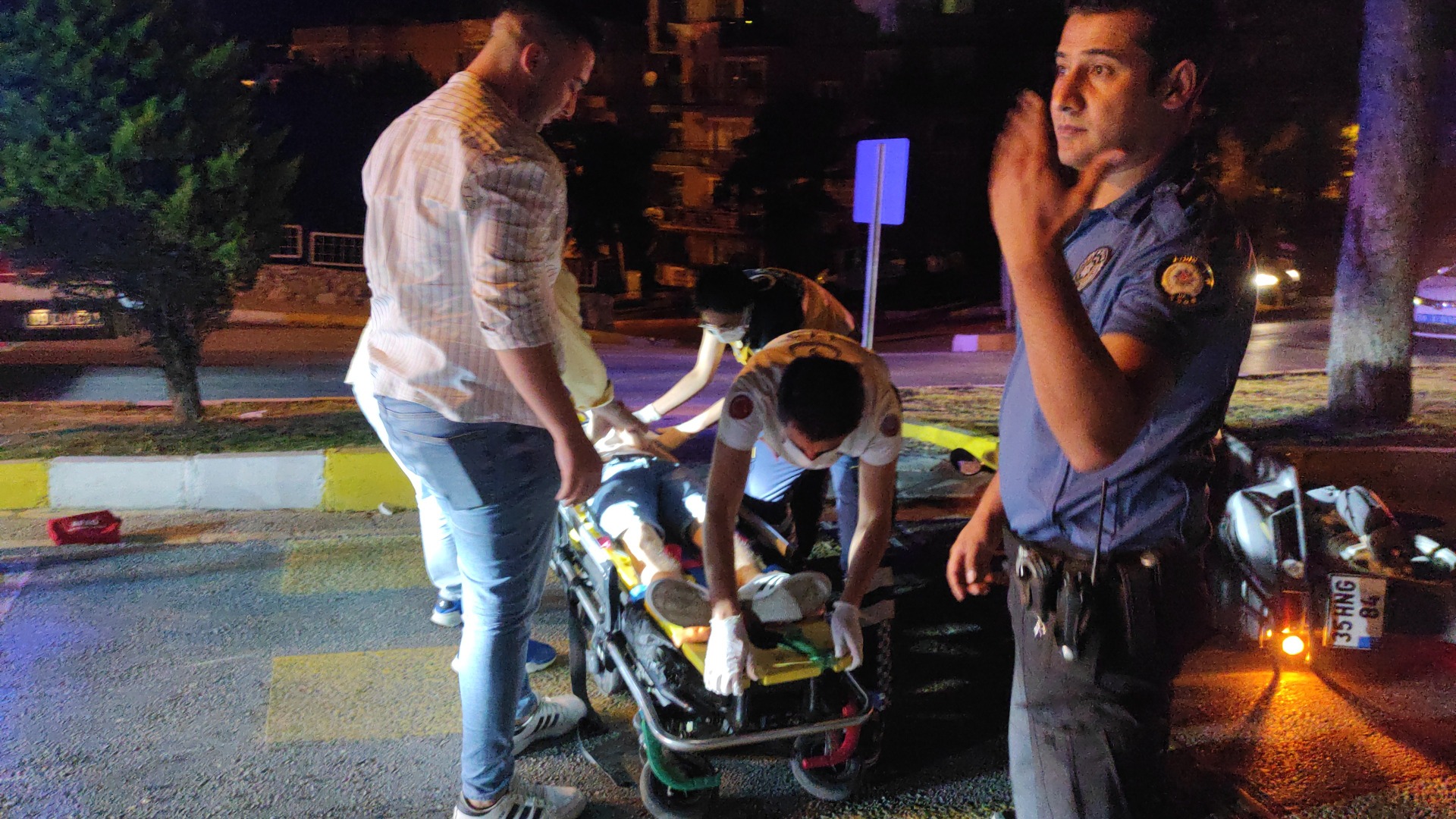 Aydın'da motosiklet kazası: 1 yaralı