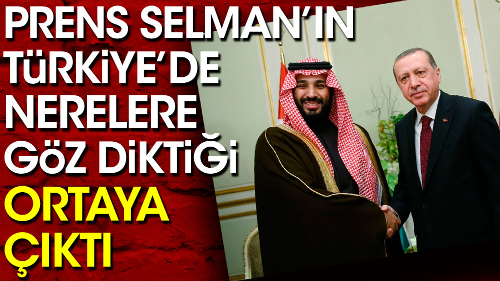 Prens Selman'ın Türkiye'de nerelere göz diktiği ortaya çıktı