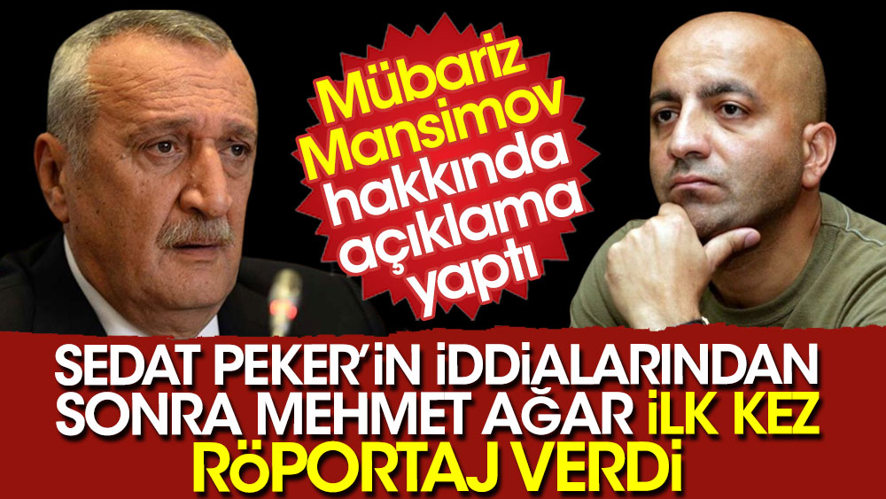Sedat Peker'in iddialarından sonra Mehmet Ağar ilk kez röportaj verdi