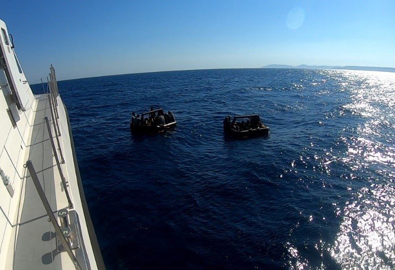 Sahil Güvenlik operasyonlarında bin 257 düzensiz göçmen yakalandı