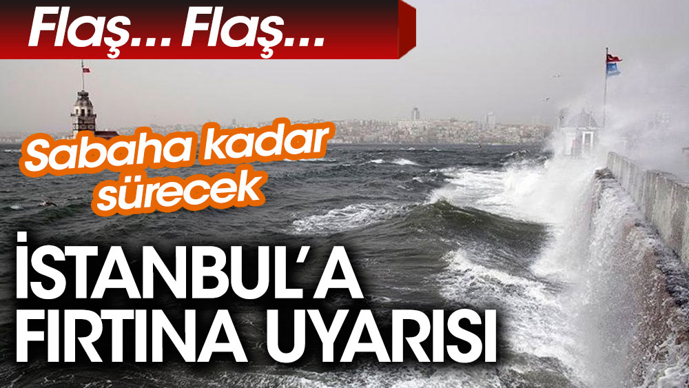 İstanbullular dikkat AKOM uyardı fırtına geliyor