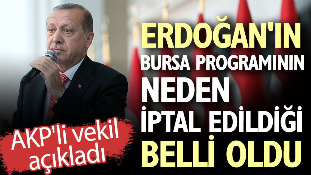 Erdoğan'ın Bursa programının neden iptal edildiği belli oldu. AKP'li vekil açıkladı