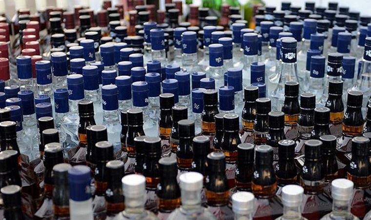 Tokat'ta 950 litre kaçak içki ele geçirildi
