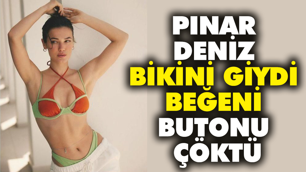 Pınar Deniz bikini giyince beğeni butonu çöktü