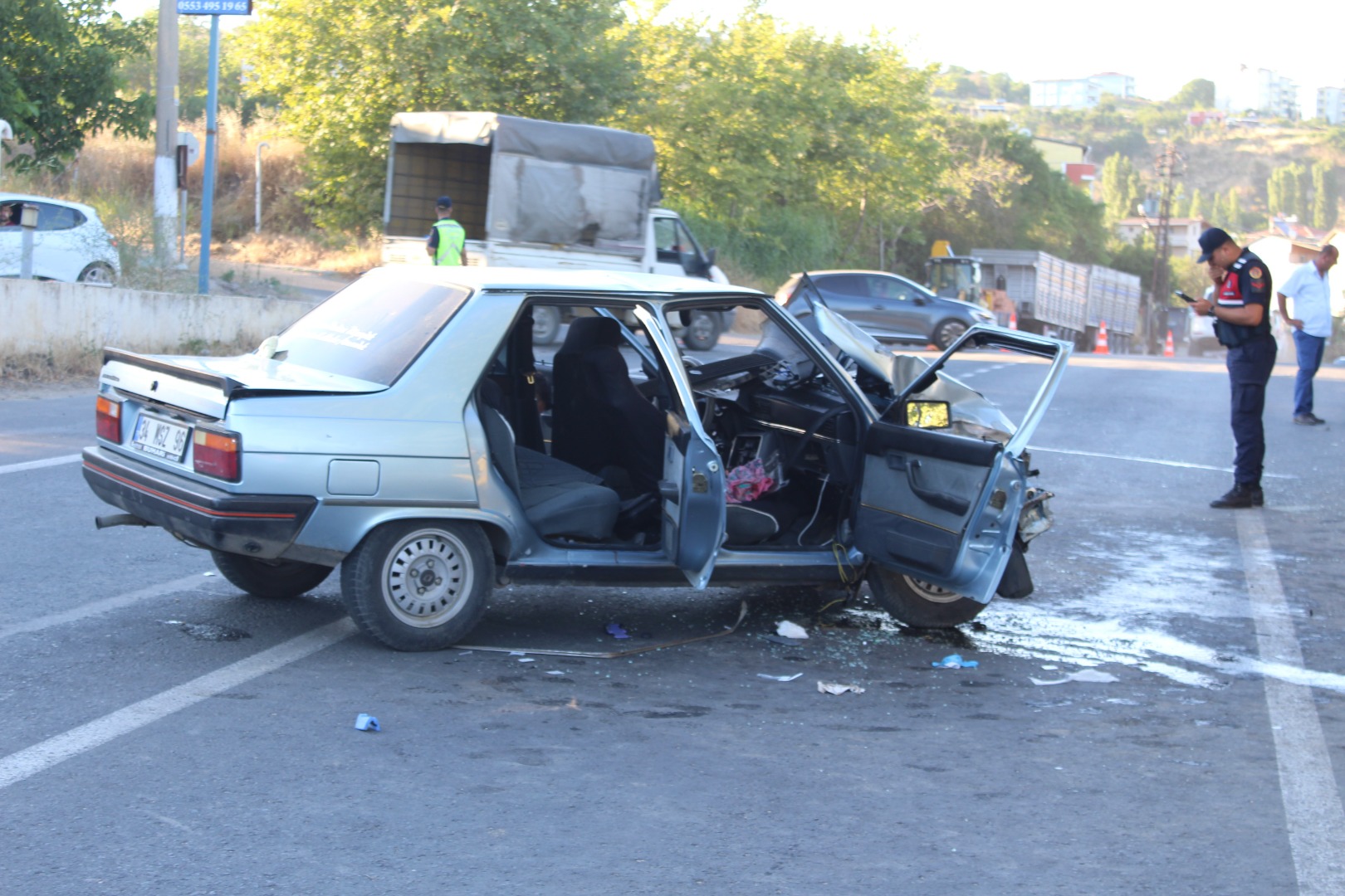Tekirdağ’da trafik kazası. 6 yaralı  