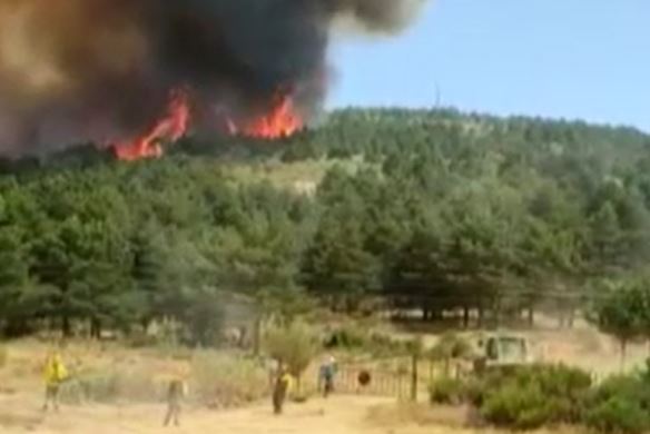 İspanya'da ormanlar alev alev yanıyor. 2 Bin 300 kişi tahliye edildi