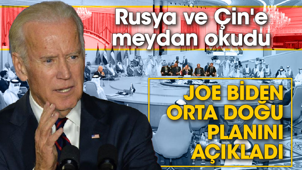 Rusya ve Çin'e meydan okudu. Joe Biden Orta Doğu planını açıkladı