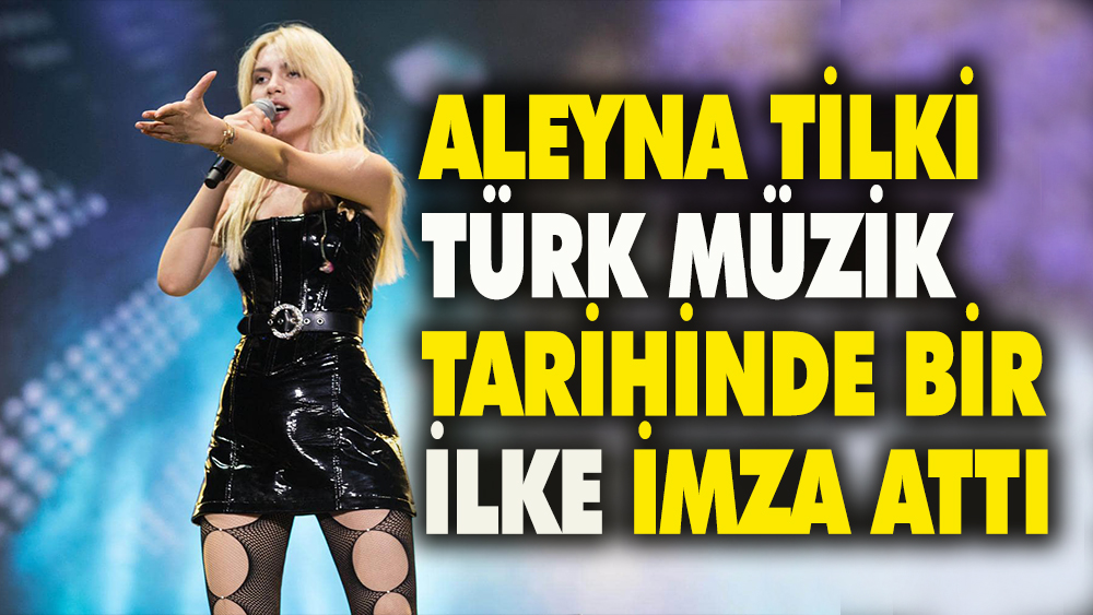 Türk müzik tarihinde bir ilk! Aleyna Tilki Bilboard dergisinde