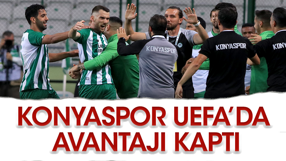 Konyaspor Konferans Ligi'nde avantajı kaptı