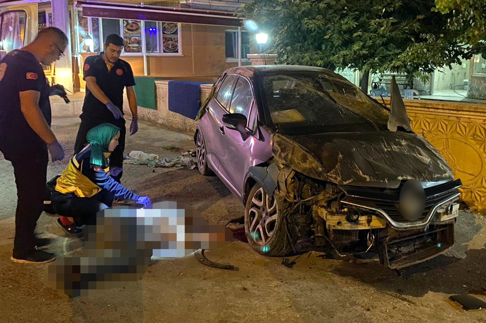 Samsun'da kazada araçtan fırlayan sürücü hayatını kaybetti