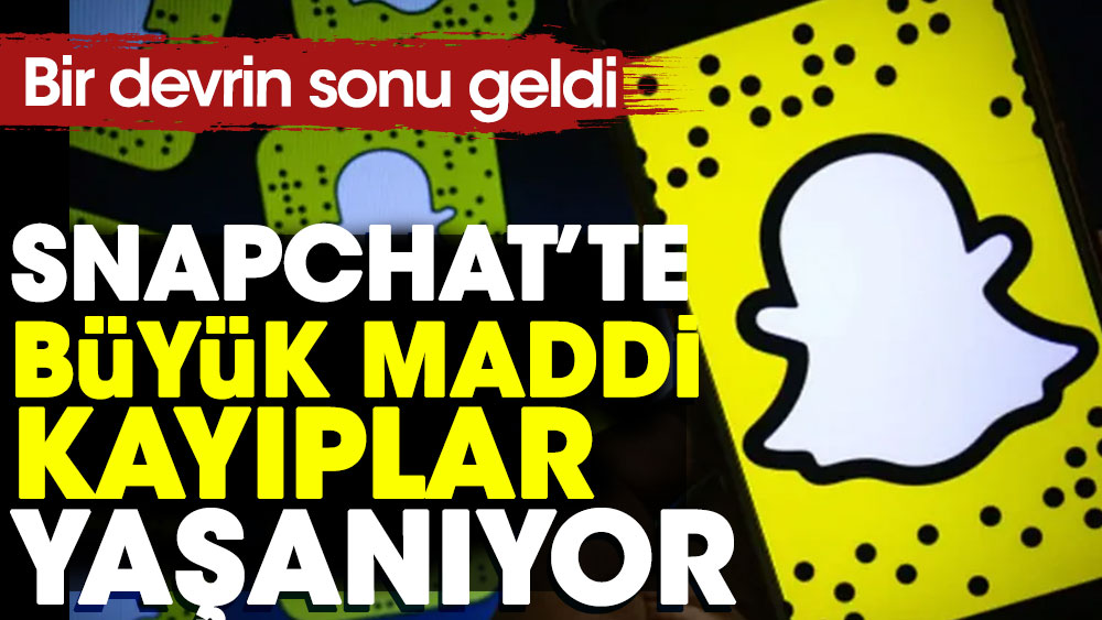 SnapChat’te büyük maddi kayıplar yaşanıyor: Bir devrin sonu geldi