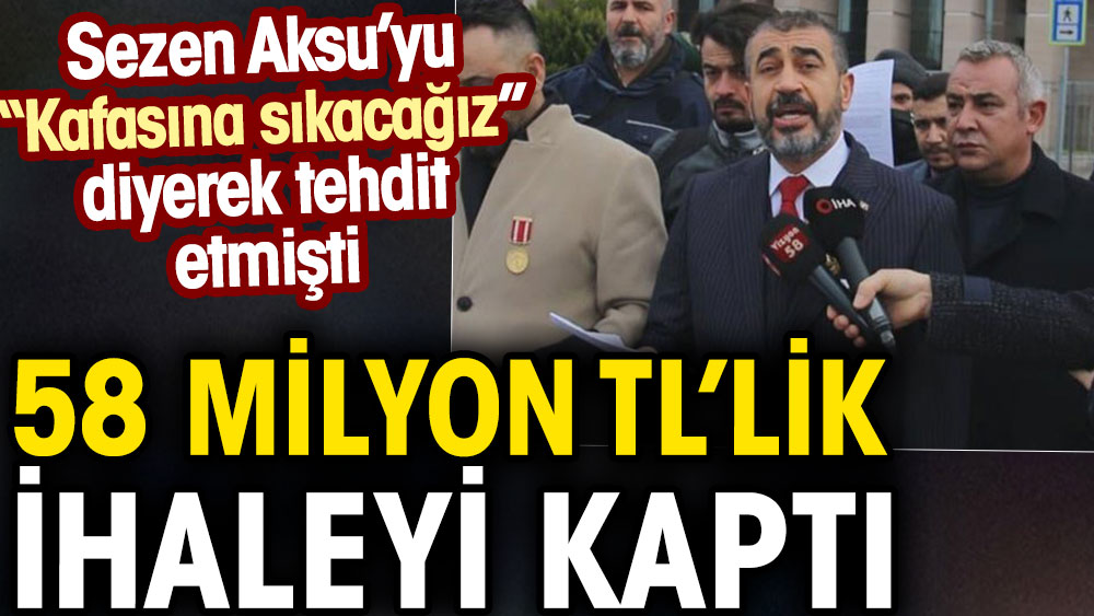 AKP'li Erol Bulut 58 milyon TL'lik ihaleyi kaptı. Sezen Aksu'yu kafalarına sıkacağız diye tehdit etmişti