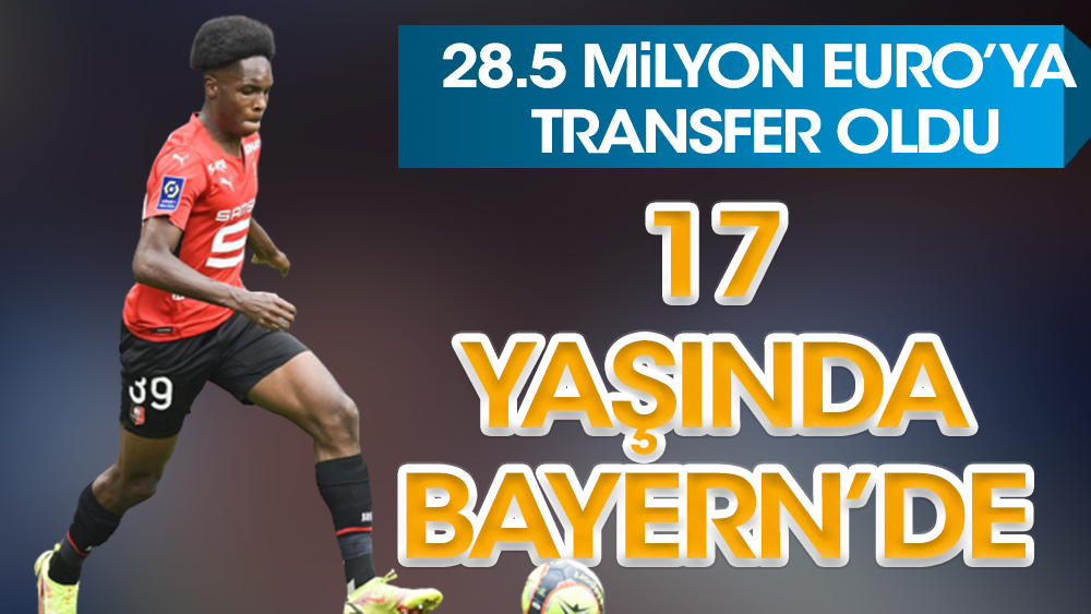 İnanılmaz: Bayern Münih, 17 yaşındaki Mathys Tel'i 28.5 milyon euroya transfer etti