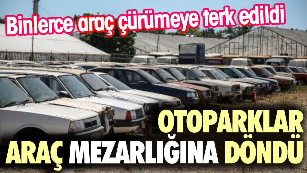 Dövizle getirilen binlerce araç çürüyor otoparklar araç mezarlığına dönüştü