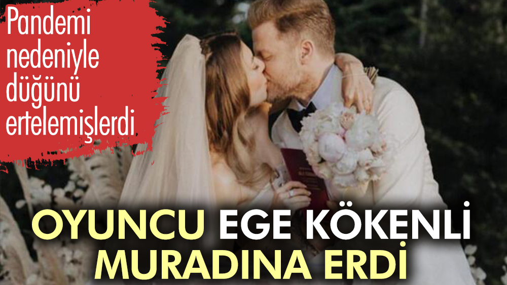 Oyuncu Ege Kökenli muradına erdi! 7 yıllık sevgilisi Lior Ahituv ile evlendi